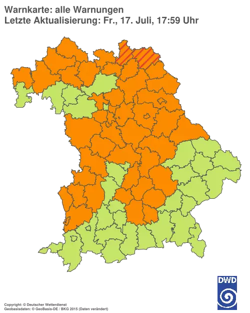 Aktuelle Wetterwarnungen für %region%